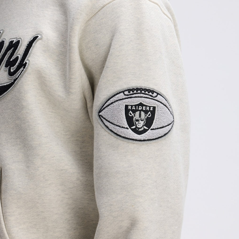 Las Vegas Raiders Fanatics IconicFleece Tipped Hoodie