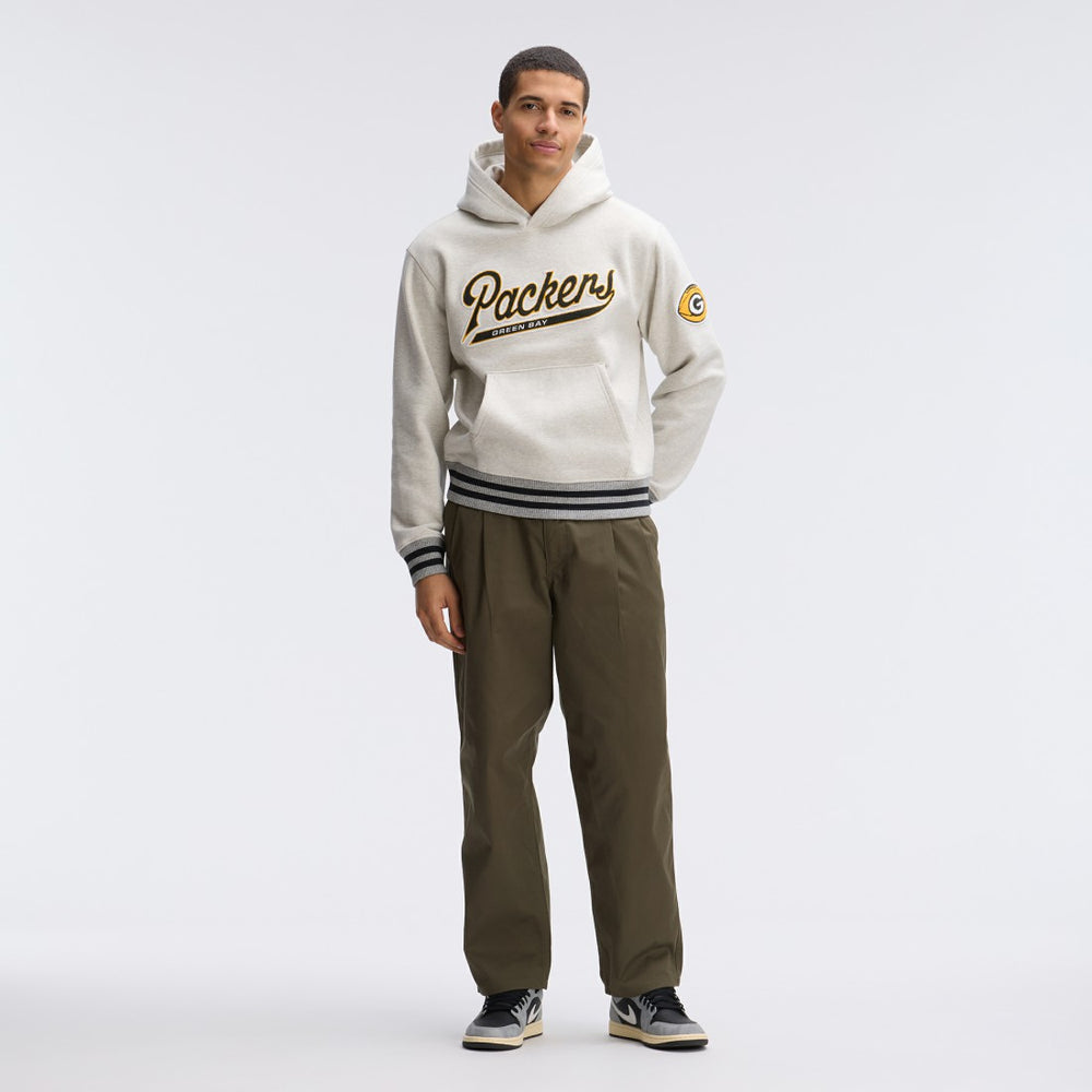 Green Bay Packers Fanatics IconicFleece Tipped Hoodie