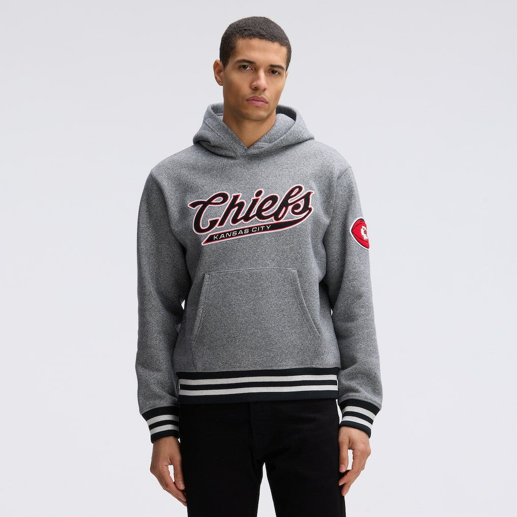 Kansas City Chiefs Fanatics IconicFleece Tipped Hoodie