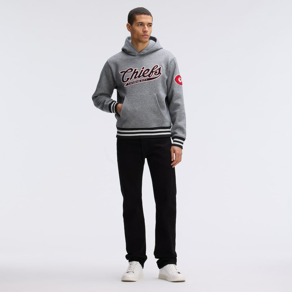 Kansas City Chiefs Fanatics IconicFleece Tipped Hoodie