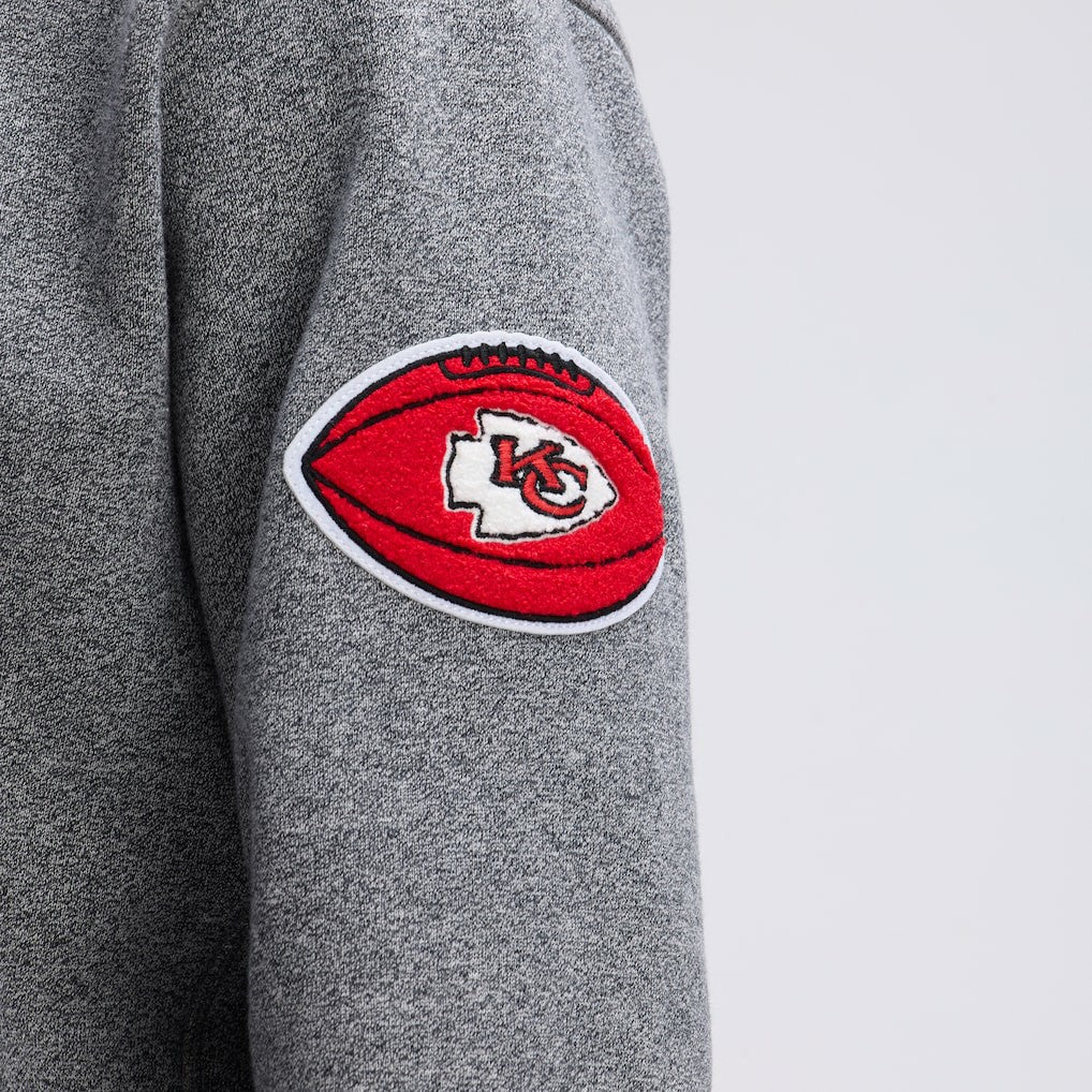 Kansas City Chiefs Fanatics IconicFleece Tipped Hoodie