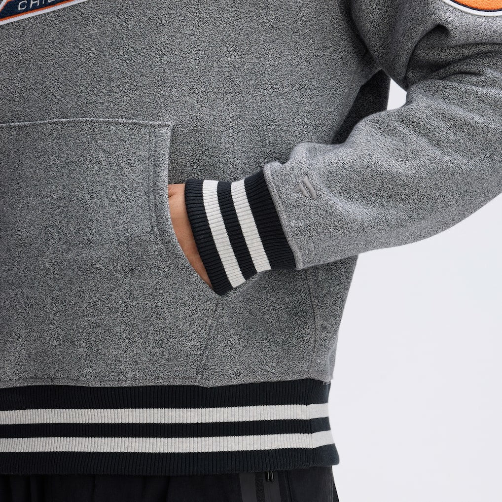 Chicago Bears Fanatics IconicFleece Tipped Hoodie