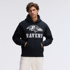 Baltimore Ravens Fanatics IconicFleece Flocked Hoodie