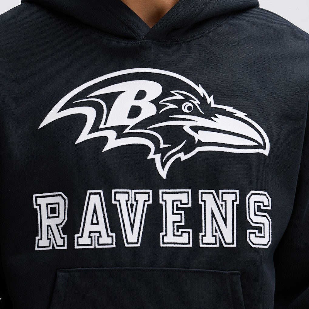 Baltimore Ravens Fanatics IconicFleece Flocked Hoodie