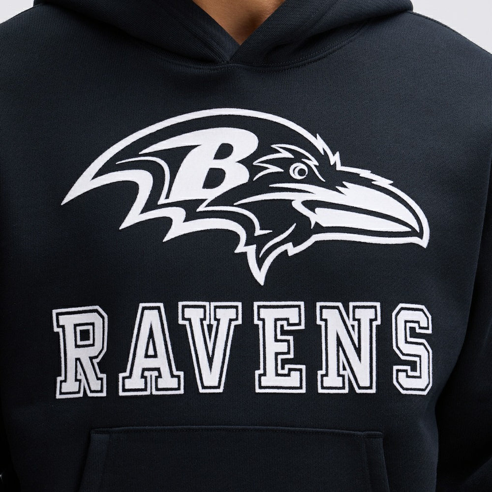 Baltimore Ravens Fanatics IconicFleece Flocked Hoodie