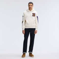Baltimore Ravens Fanatics IconicFleece Letterman Hoodie