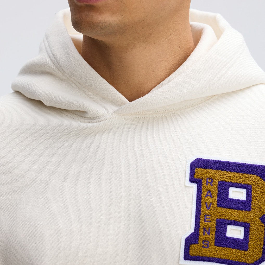 Baltimore Ravens Fanatics IconicFleece Letterman Hoodie