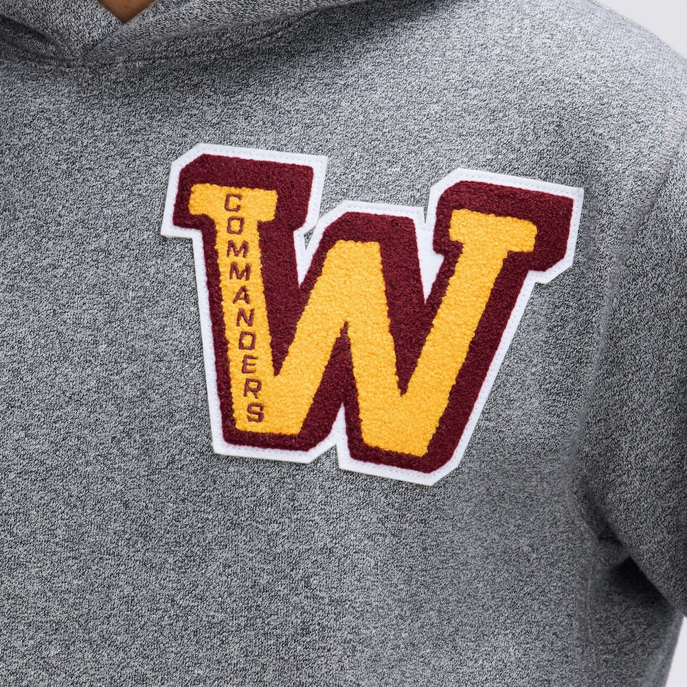 Washington Commanders Fanatics IconicFleece Letterman Hoodie