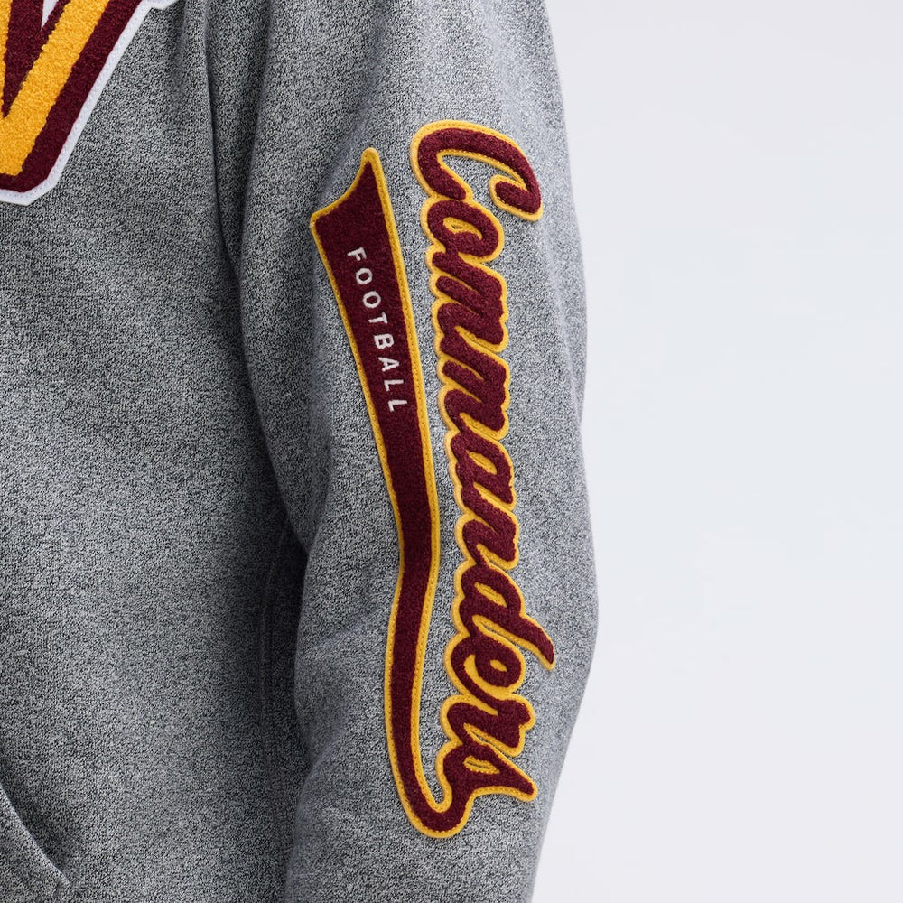 Washington Commanders Fanatics IconicFleece Letterman Hoodie