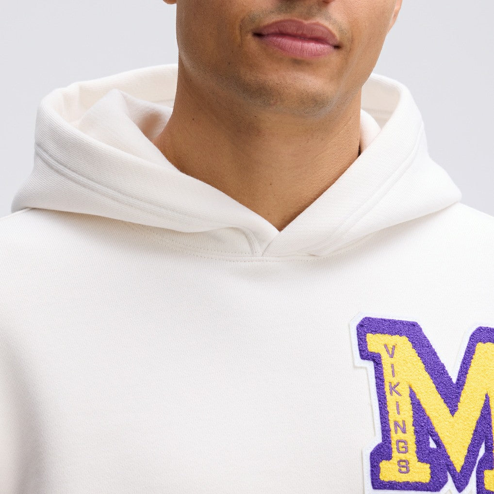 Minnesota Vikings Fanatics IconicFleece Letterman Hoodie