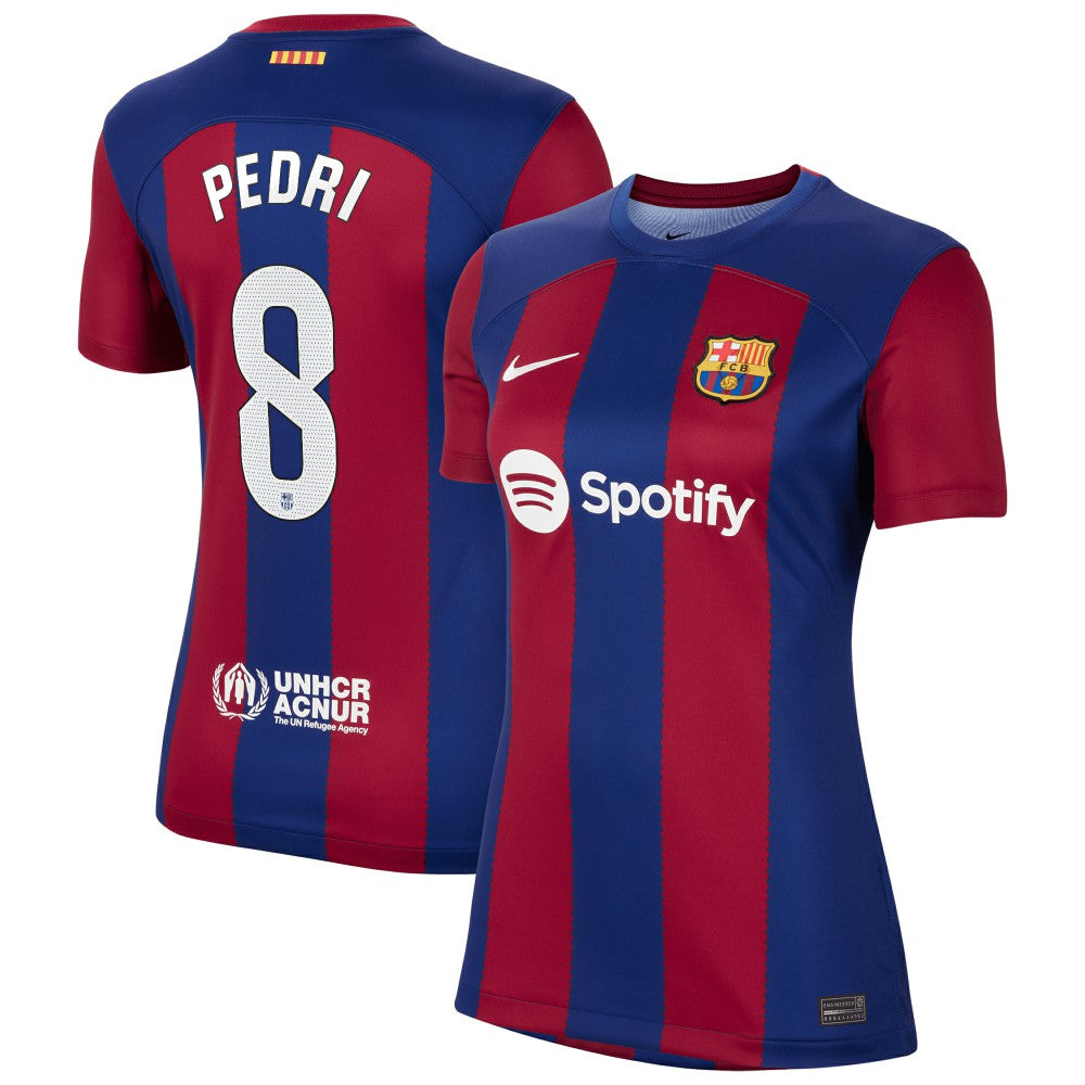 Pedri Barcelona Women's 2023/24 Home Replica Jersey Royal - Nike