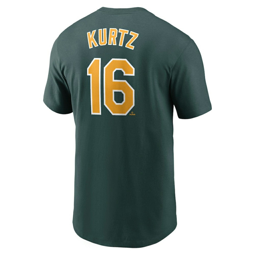 Nick Kurtz Athletics Nike Fuse Name & Number T-Shirt | MLB New