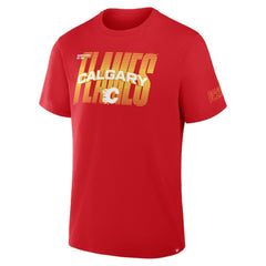Calgary Flames Fanatics Team Vision Legacy T-Shirt On Sale