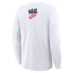 Detroit Red Wings Fanatics Star Helmet Legacy Long Sleeve T-Shirt Discount