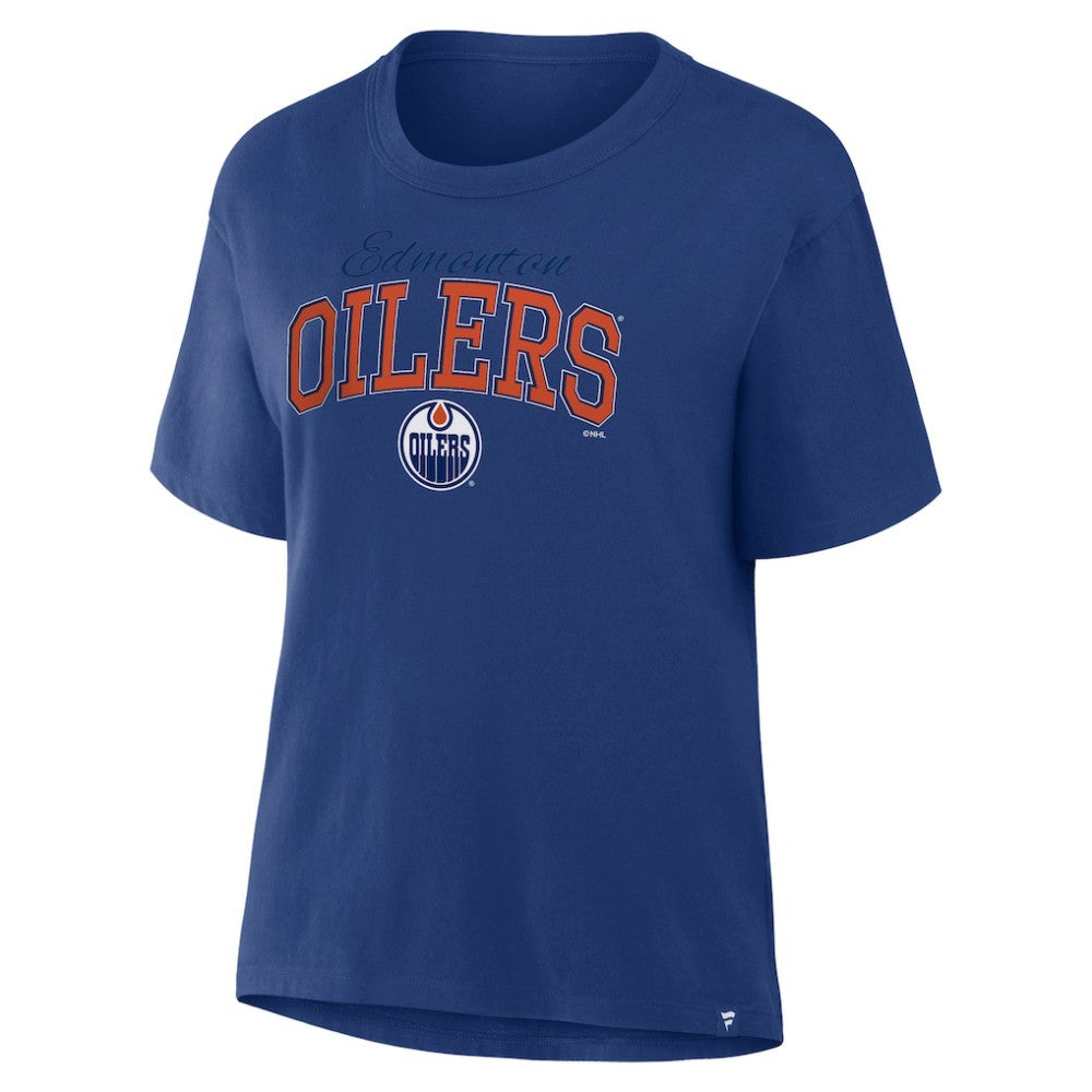 Edmonton Oilers Fanatics Women's Line Change Legacy T-Shirt Discount