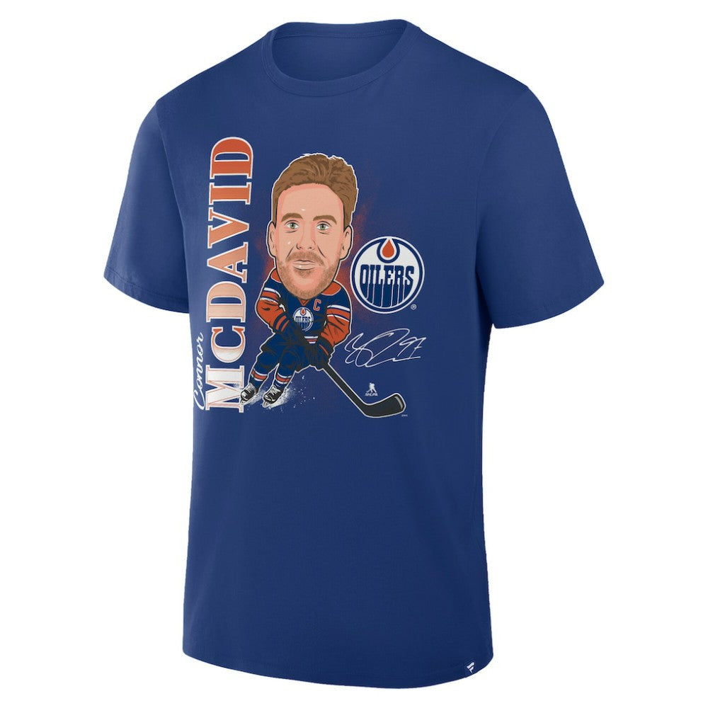 Connor McDavid Edmonton Oilers Fanatics Caricature Player T-Shirt Outlet