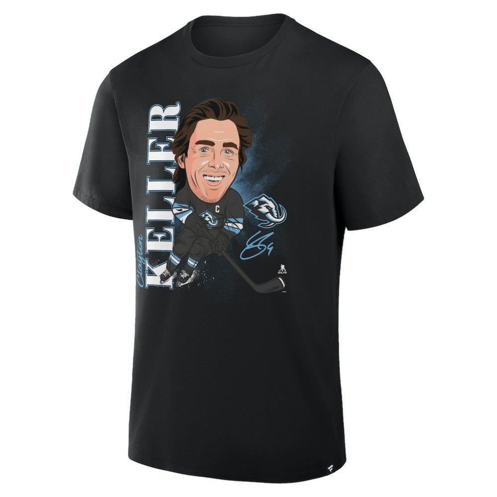 Clayton Keller Utah Mammoth Fanatics Caricature Player T-Shirt Sale