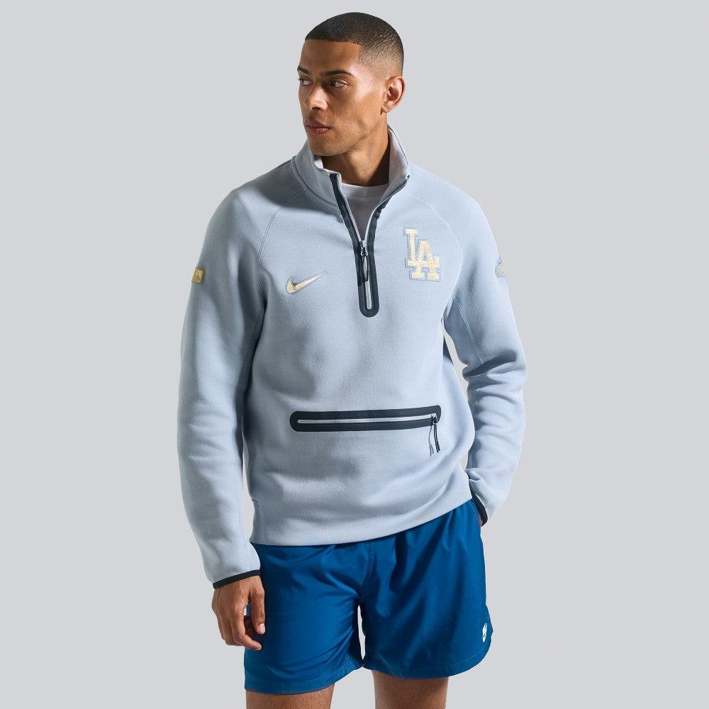 Los Angeles Dodgers Nike 2026 Gold Collection Tech Fleece Half-Zip Pullover | MLB For sale