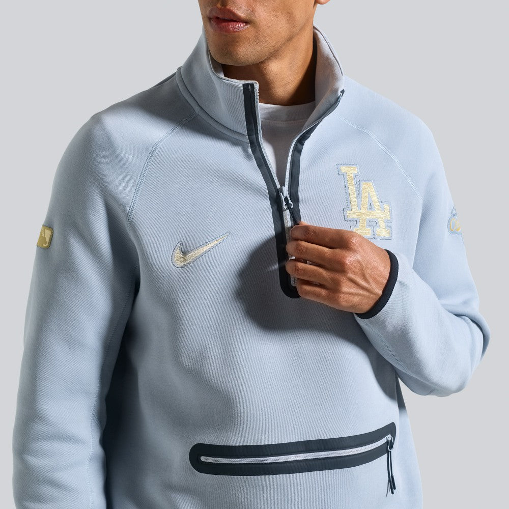 Los Angeles Dodgers Nike 2026 Gold Collection Tech Fleece Half-Zip Pullover | MLB For sale
