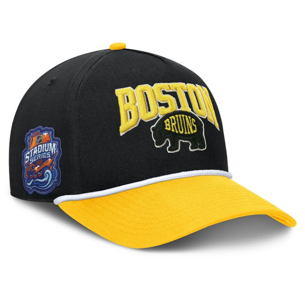 Boston Bruins Fanatics 2026 NHL Stadium Series Authentic Pro A-Frame Adjustable Hat Discount