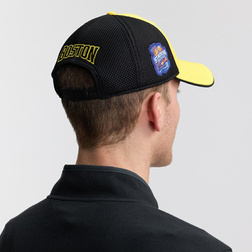 Boston Bruins Fanatics 2026 NHL Stadium Series Authentic Pro Adjustable Trucker Hat Outlet