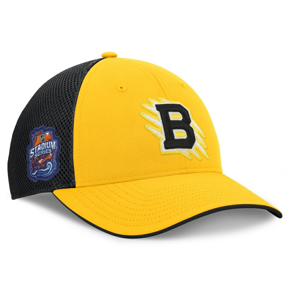 Boston Bruins Fanatics 2026 NHL Stadium Series Authentic Pro Adjustable Trucker Hat Outlet