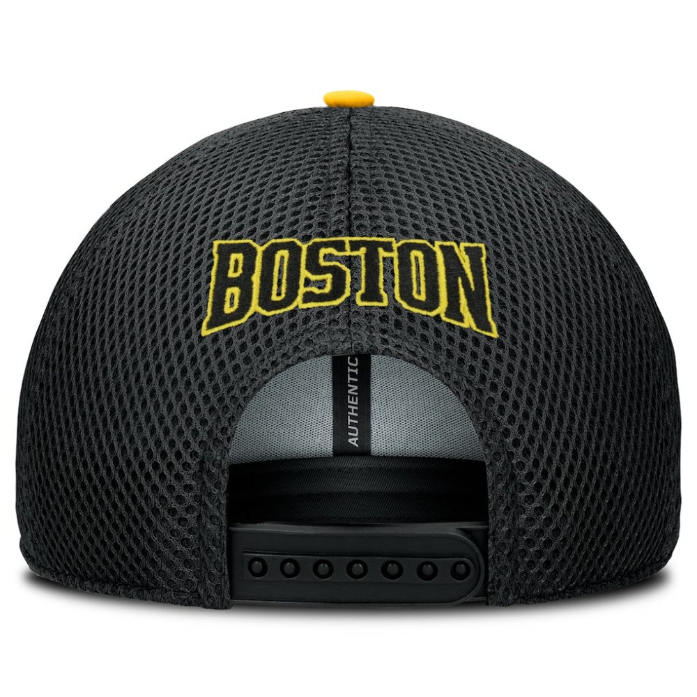 Boston Bruins Fanatics 2026 NHL Stadium Series Authentic Pro Adjustable Trucker Hat Outlet