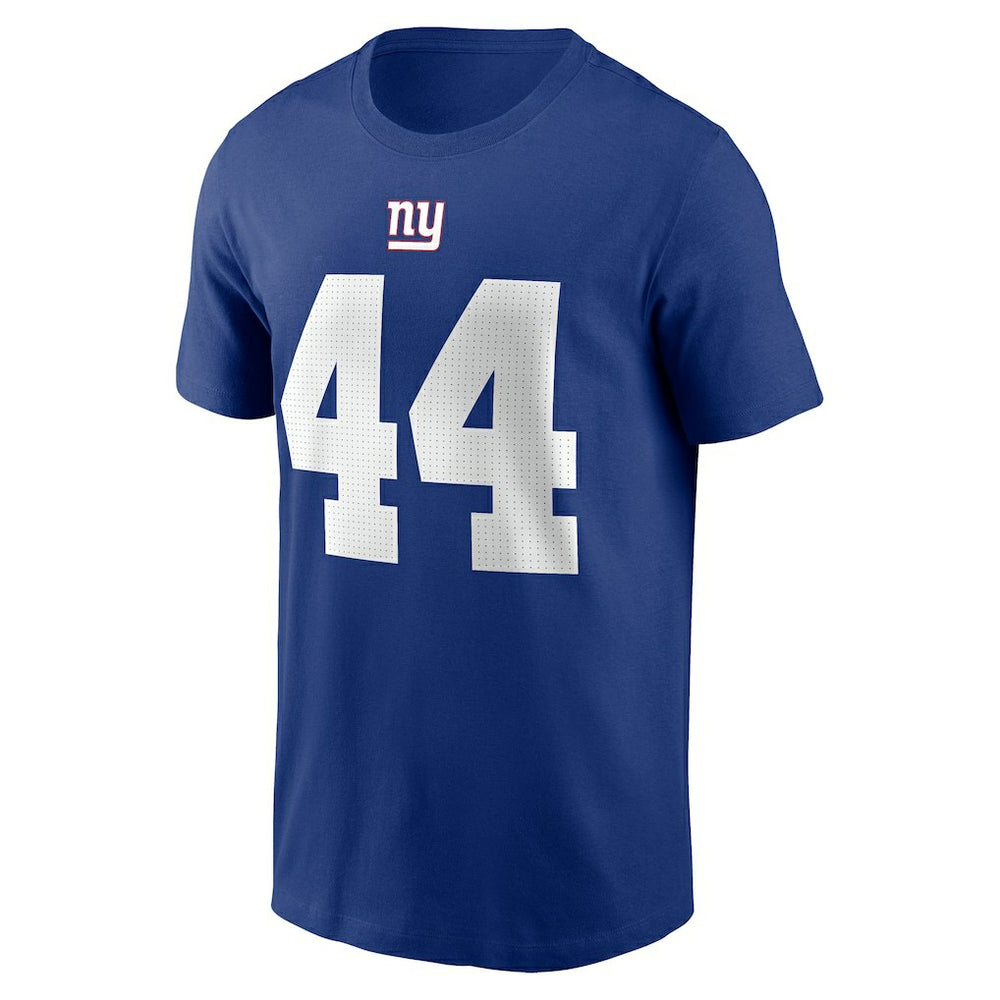 New York Giants Nike Cam Skattebo  Name & Number T-Shirt