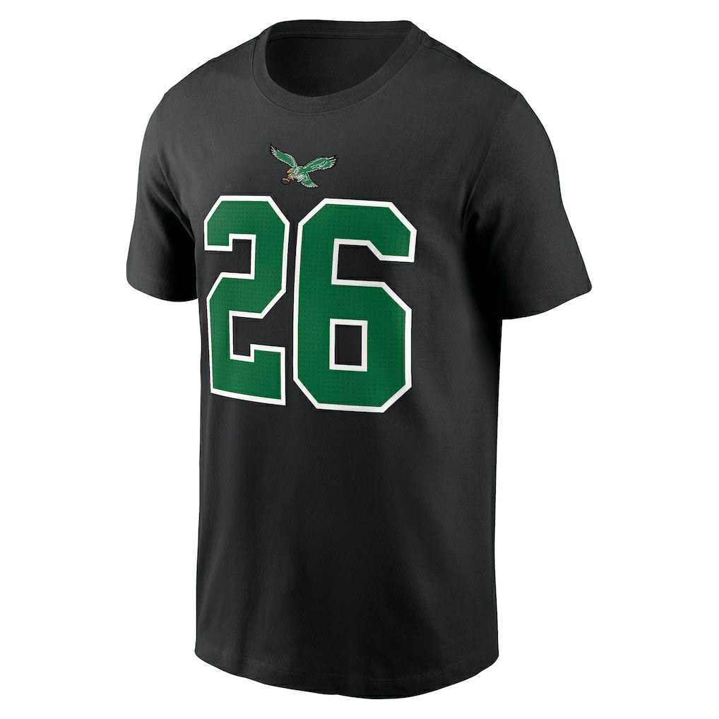 Philadelphia Eagles Nike Saquon Barkley  Player Name & Number T-Shirt