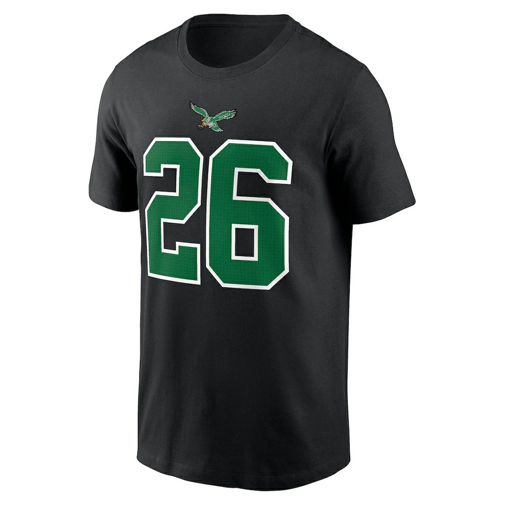 Philadelphia Eagles Nike Saquon Barkley  Player Name & Number T-Shirt