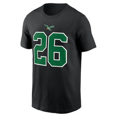 Philadelphia Eagles Nike Saquon Barkley  Player Name & Number T-Shirt