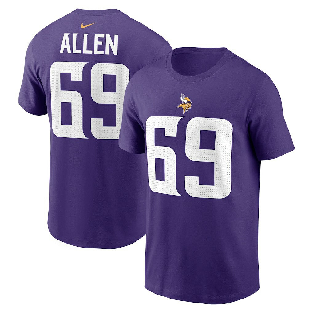 Minnesota Vikings Nike Jared Allen  Retired Player Name & Number T-Shirt