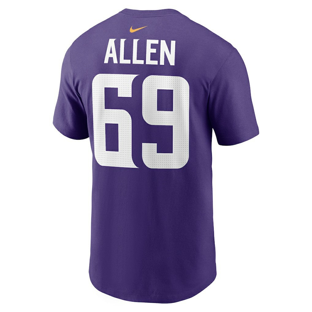 Minnesota Vikings Nike Jared Allen  Retired Player Name & Number T-Shirt