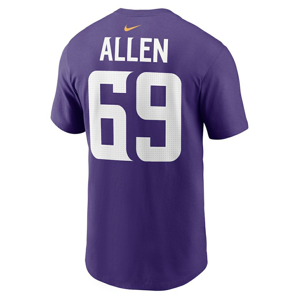 Minnesota Vikings Nike Jared Allen  Retired Player Name & Number T-Shirt