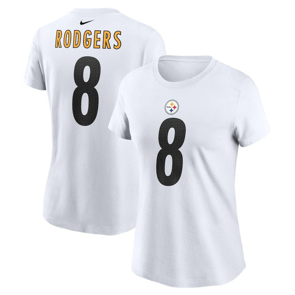 Pittsburgh Steelers Nike Aaron Rodgers  Women's Name & Number T-Shirt