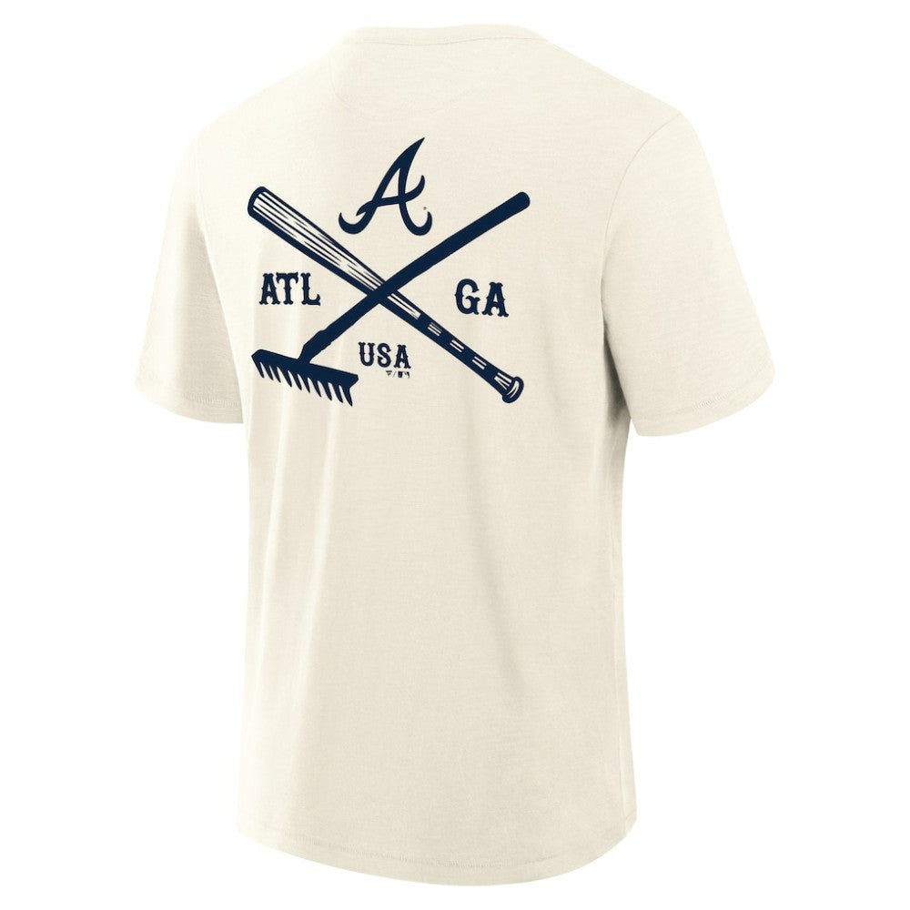 Atlanta Braves Fanatics Nostalgia Stadium Slub T-Shirt | MLB New