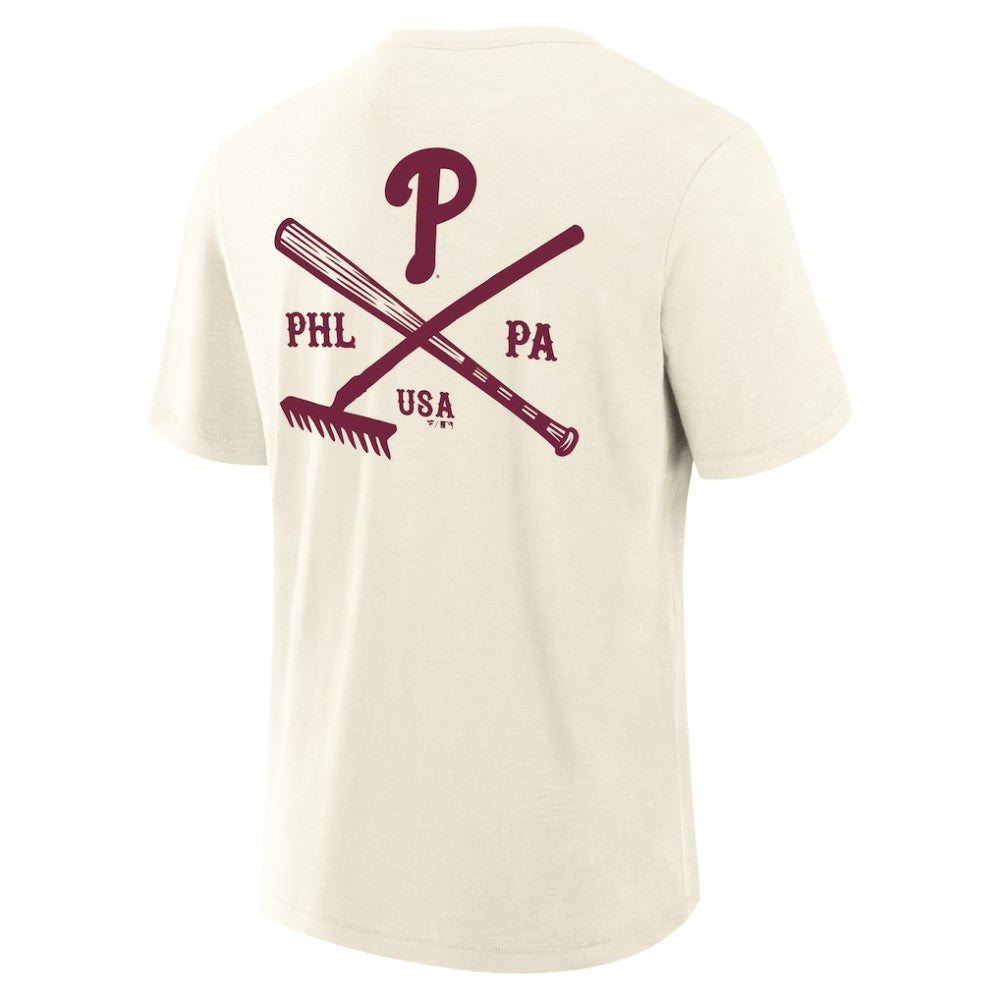 Philadelphia Phillies Fanatics Nostalgia Stadium Slub T-Shirt | MLB For sale