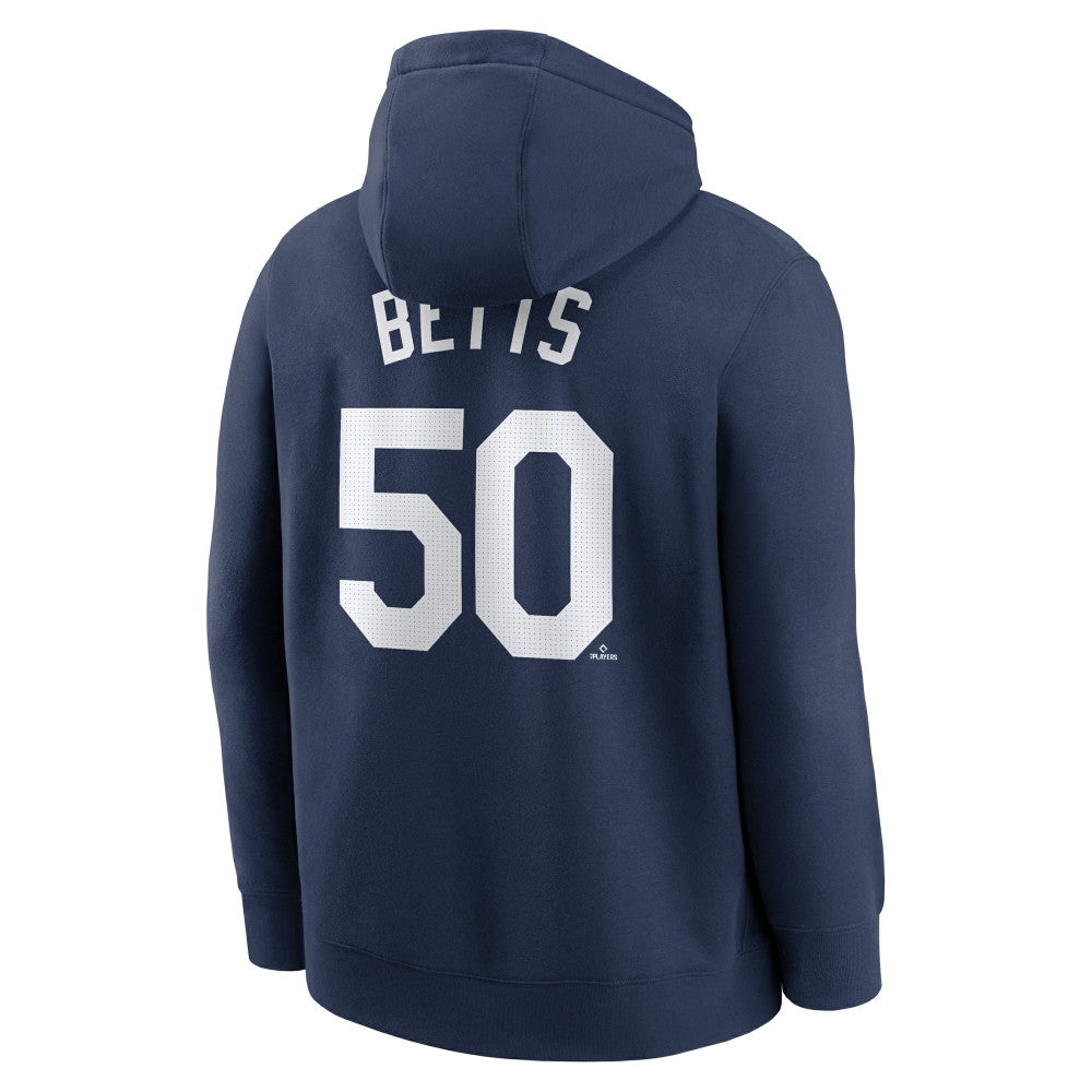Mookie Betts Los Angeles Dodgers Nike Player Name & Number Club Pullover Hoodie | MLB For sale