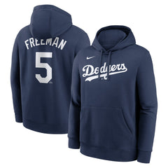 Freddie Freeman Los Angeles Dodgers Nike Player Name & Number Club Pullover Hoodie | MLB Shop