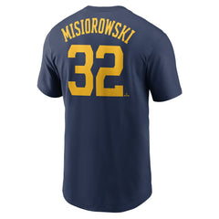 Jacob Misiorowski Milwaukee Brewers Nike Fuse Name & Number T-Shirt | MLB Shop