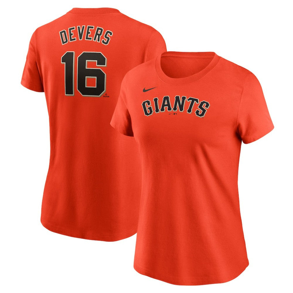 Rafael Devers San Francisco Giants Nike Women's Name & Number T-Shirt | MLB Discount