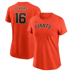 Rafael Devers San Francisco Giants Nike Women's Name & Number T-Shirt | MLB Discount