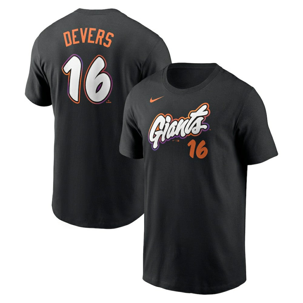 Rafael Devers San Francisco Giants Nike 2025 City Connect Fuse Name & Number T-Shirt | MLB Discount