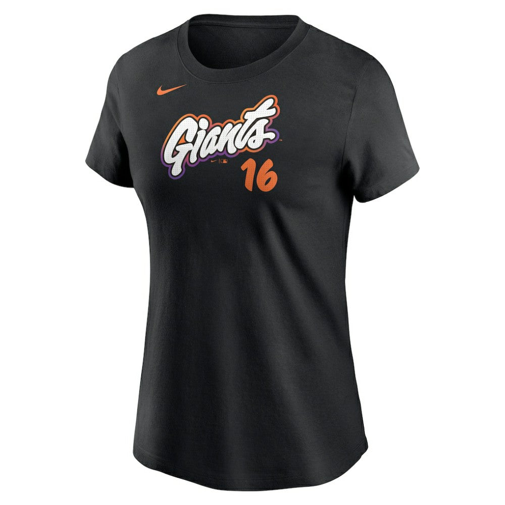 Rafael Devers San Francisco Giants Nike Women's 2025 City Connect Fuse Name & Number T-Shirt | MLB US