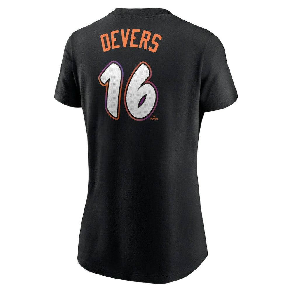 Rafael Devers San Francisco Giants Nike Women's 2025 City Connect Fuse Name & Number T-Shirt | MLB US