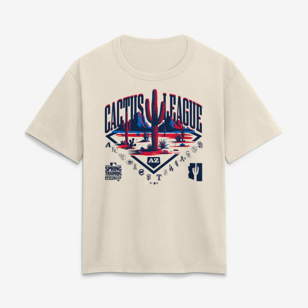 2026 Spring Training Cactus League Fanatics Women's Relaxed Hip Legacy T-Shirt | MLB US