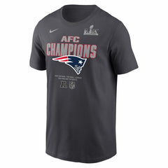 New England Patriots Nike 2025 AFC Champions Roster T-Shirt