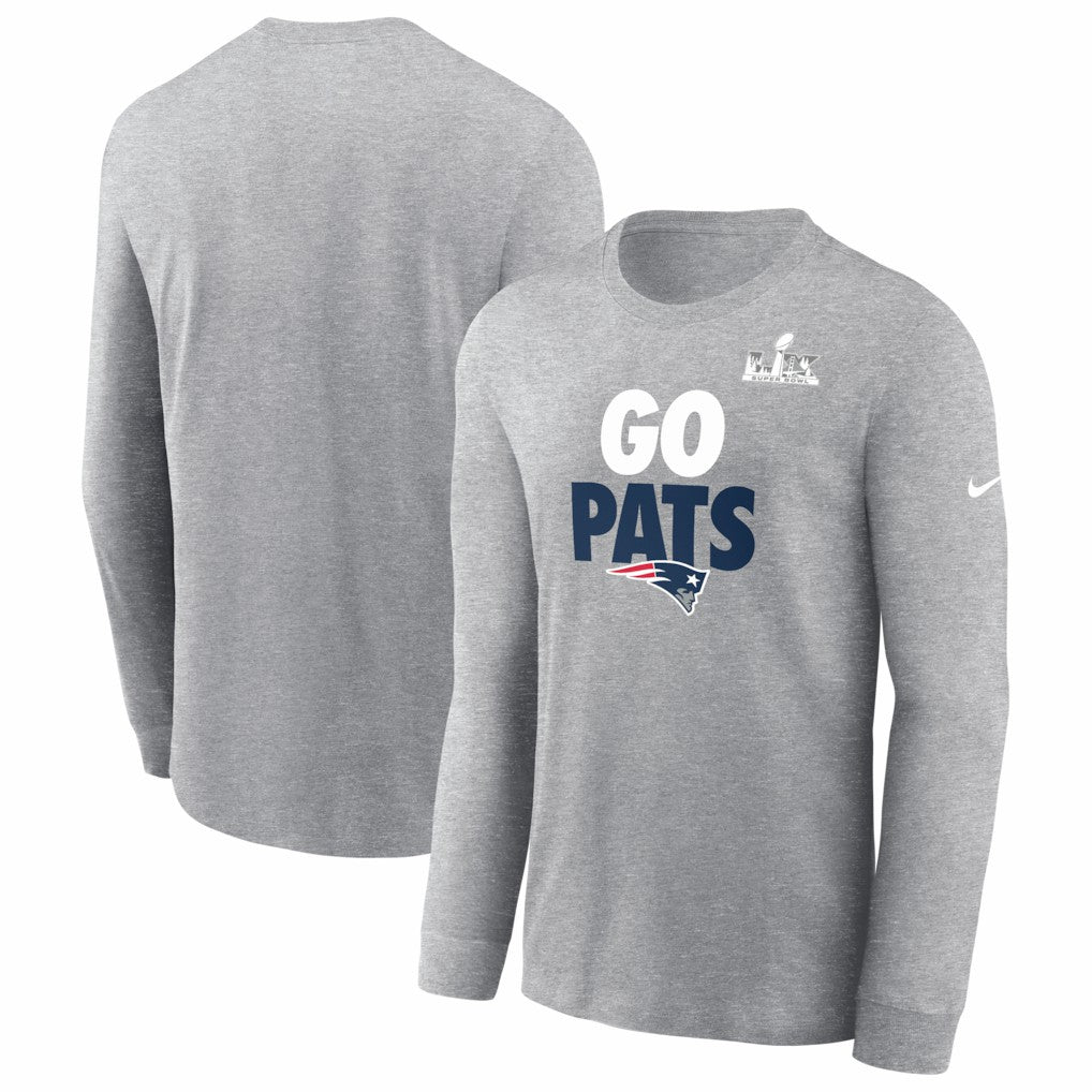 New England Patriots Nike Super Bowl LX Fast As Fast Gets Long Sleeve T-Shirt