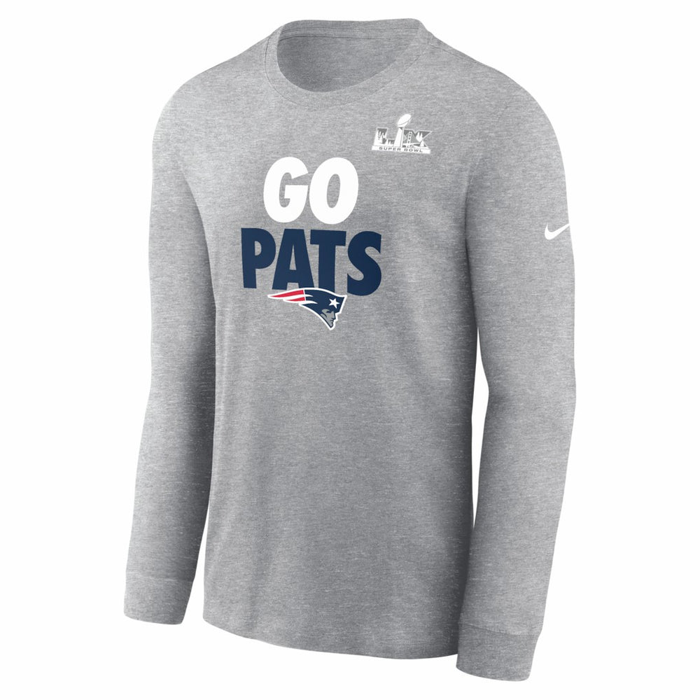 New England Patriots Nike Super Bowl LX Fast As Fast Gets Long Sleeve T-Shirt