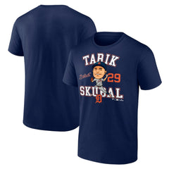 Tarik Skubal Detroit Tigers Fanatics Hometown Caricature Player T-Shirt | MLB Discount